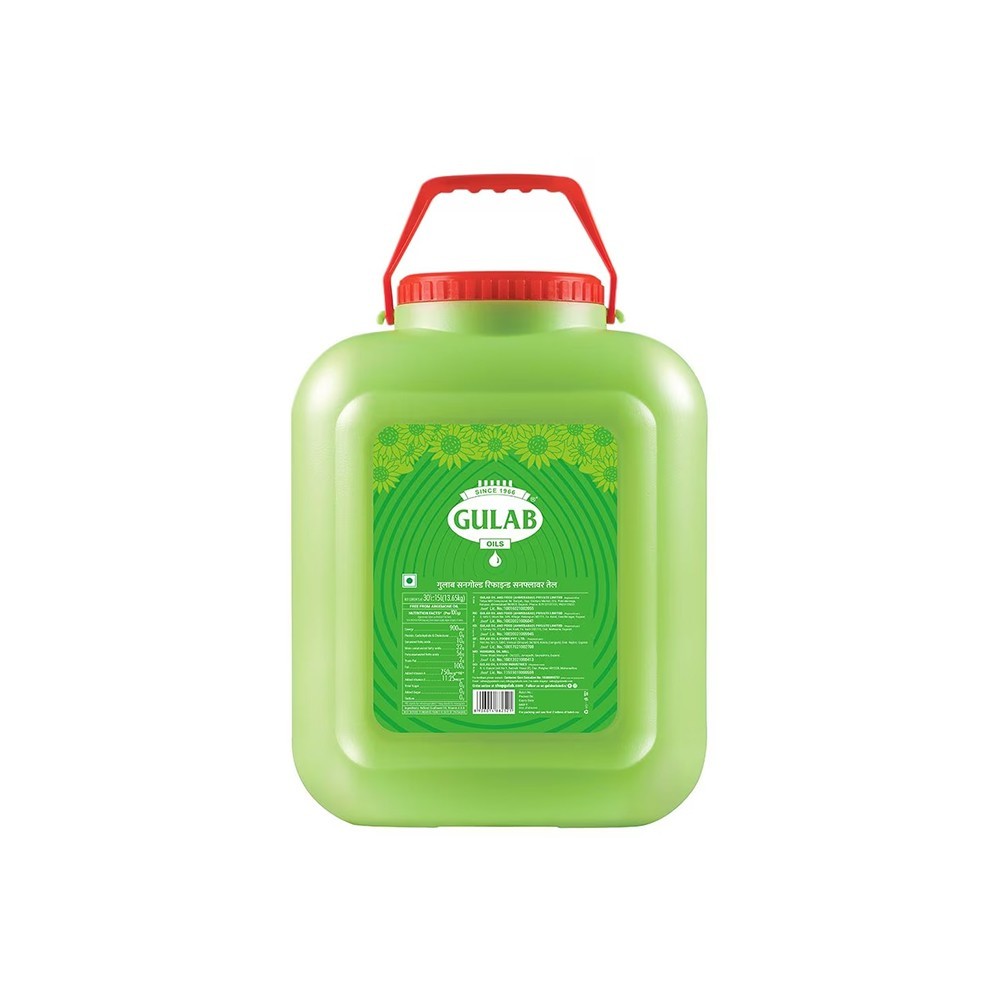 Gulab Sungold Refined Sunflower Oil 15 L (Jar)
