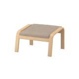 Birch Veneer/hillared Multicolor, Footstool