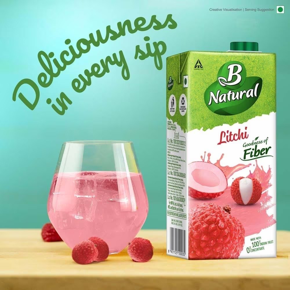 B Natural Mixed Fruit, Rich in Vitamin C & fiber